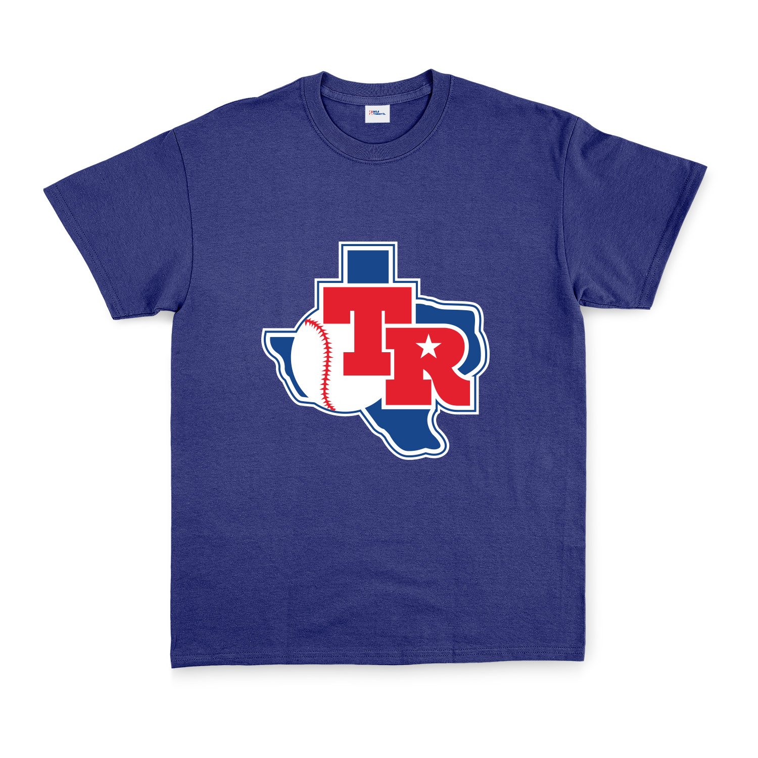 Texas Rangers TX Tişört L - İndigo Mavisi