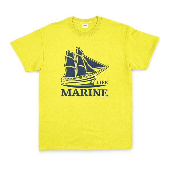 Marine Life Denizci Tişört XL - Sarı