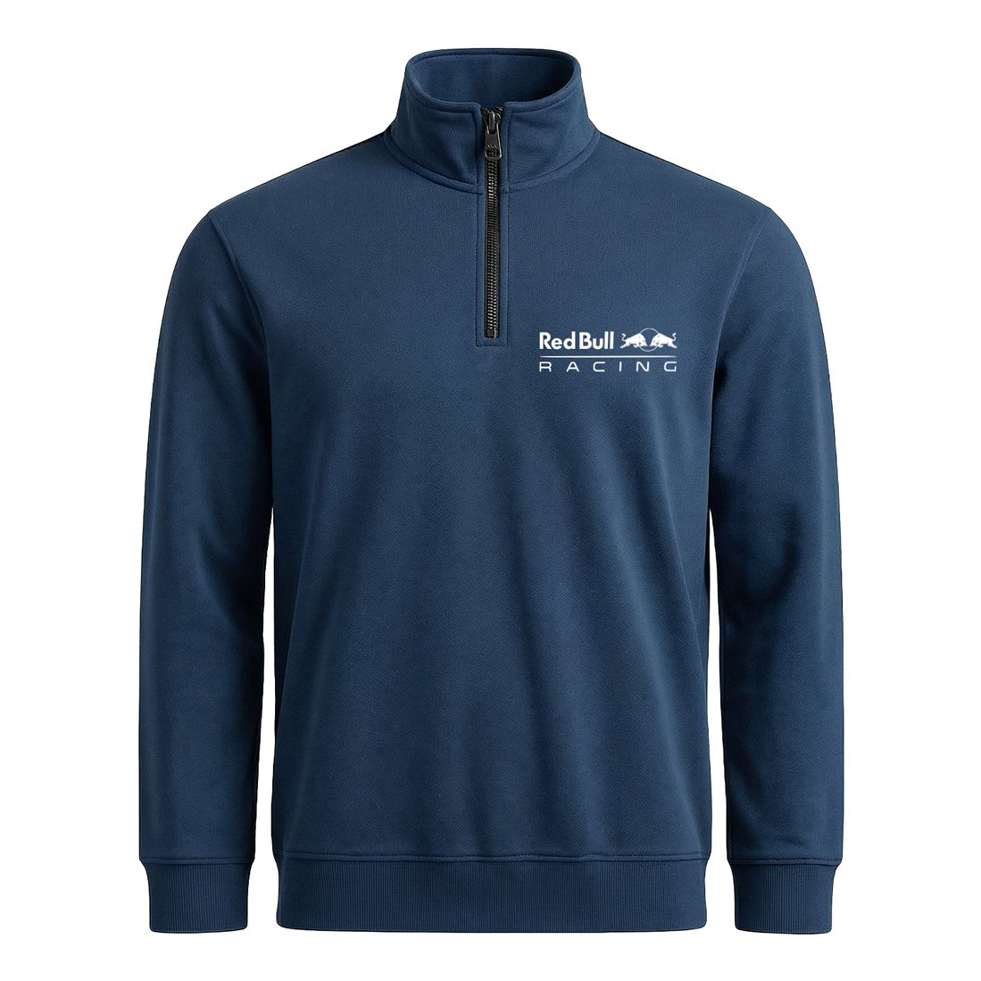 Red Bull Racing White Yarım Fermuarlı Sweatshirt L - İndigo Mavisi