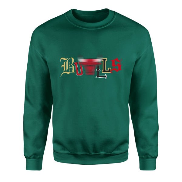 Bulls History Sweatshirt L - Nefti Yeşili