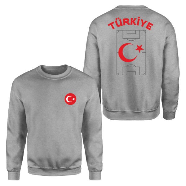 Türkiye Dünya Kupası 2026 Sweatshirt S - Gri