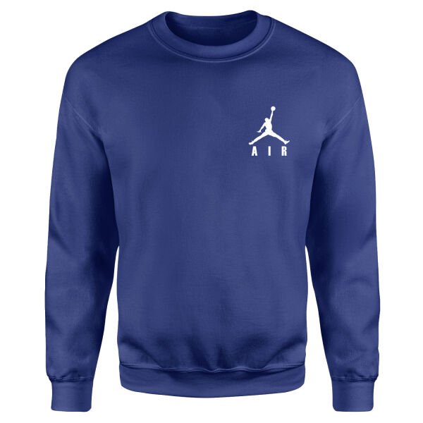Air Jordan BIG Text W Sweatshirt S - İndigo Mavisi