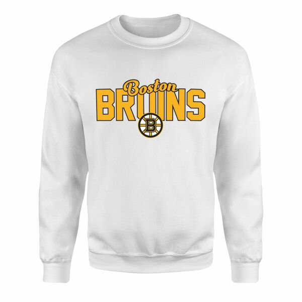 Boston Bruins Sweatshirt M - Beyaz