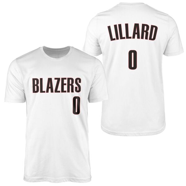 Damien Lillard Blazers Forma Tişört L - Beyaz | OUTLET