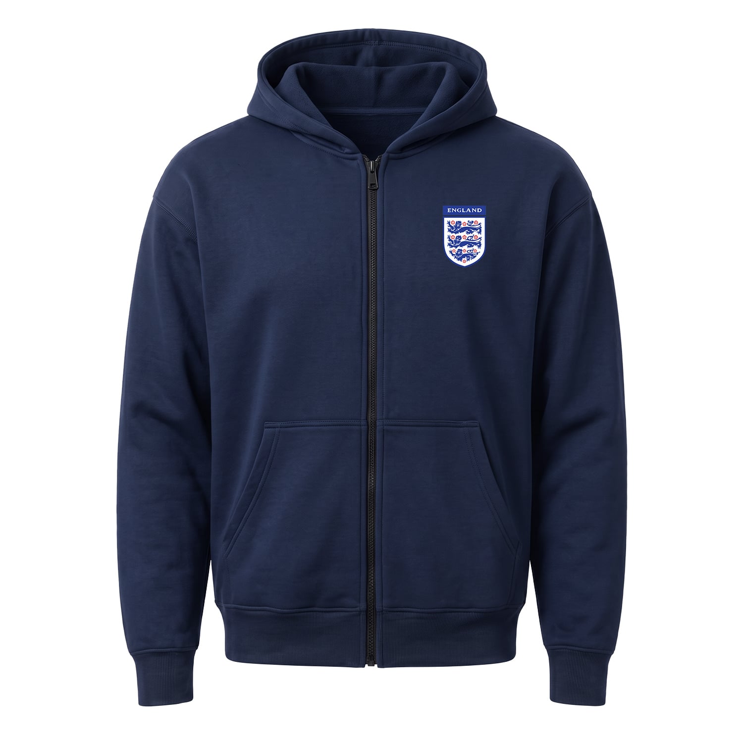 İngiltere Three Lions Fermuarlı Kapüşonlu Sweatshirt