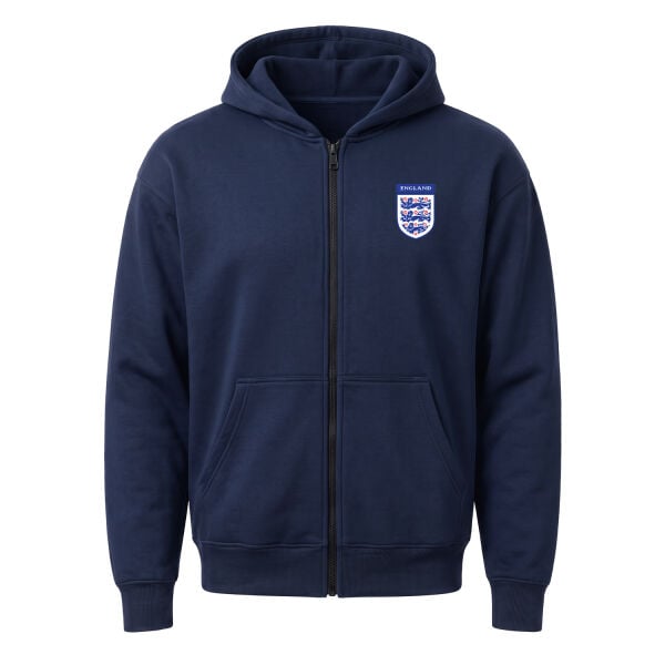 İngiltere Three Lions Fermuarlı Kapüşonlu Sweatshirt