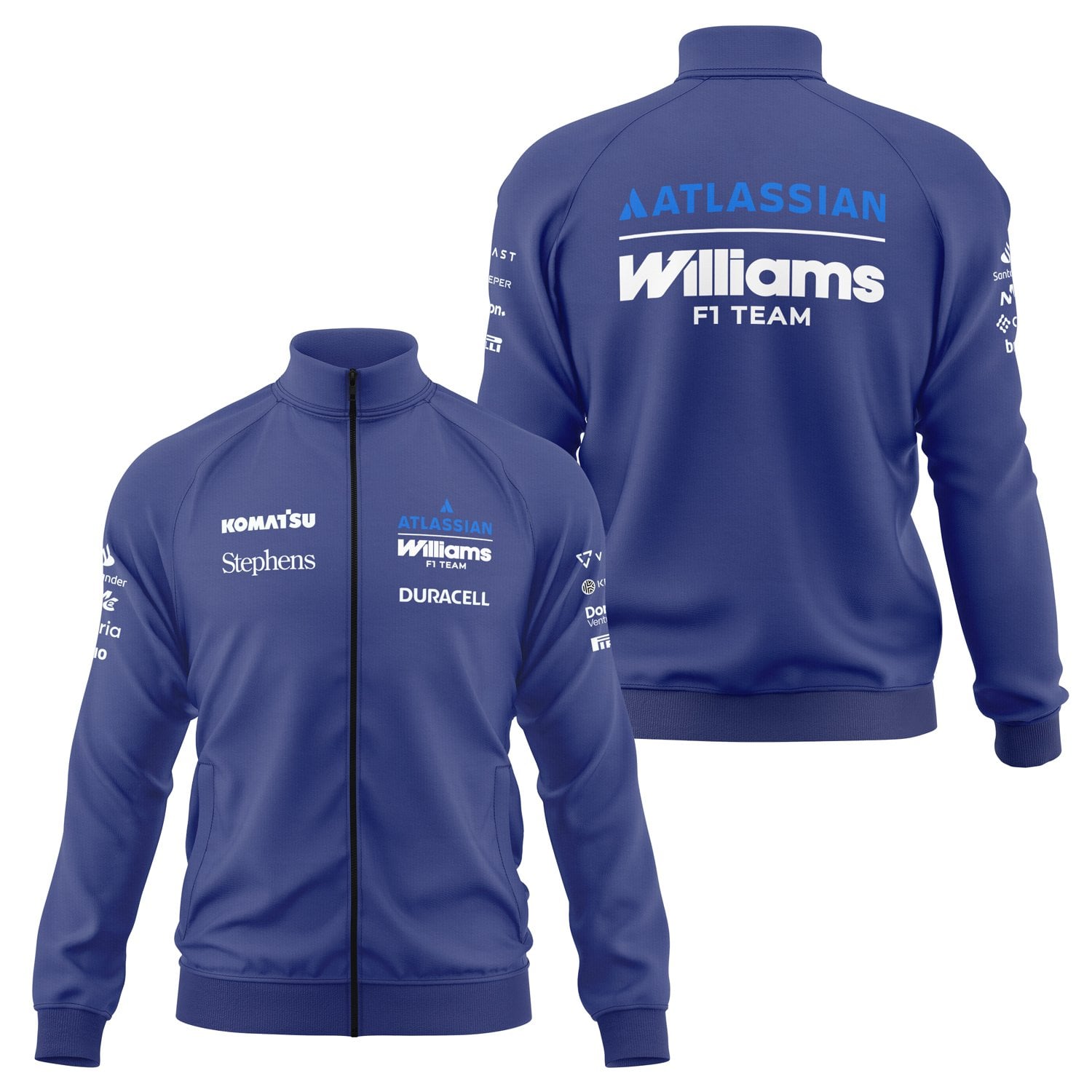Williams 2026 Teamline Fermuarlı Sweatshirt S - İndigo Mavisi | OUTLET