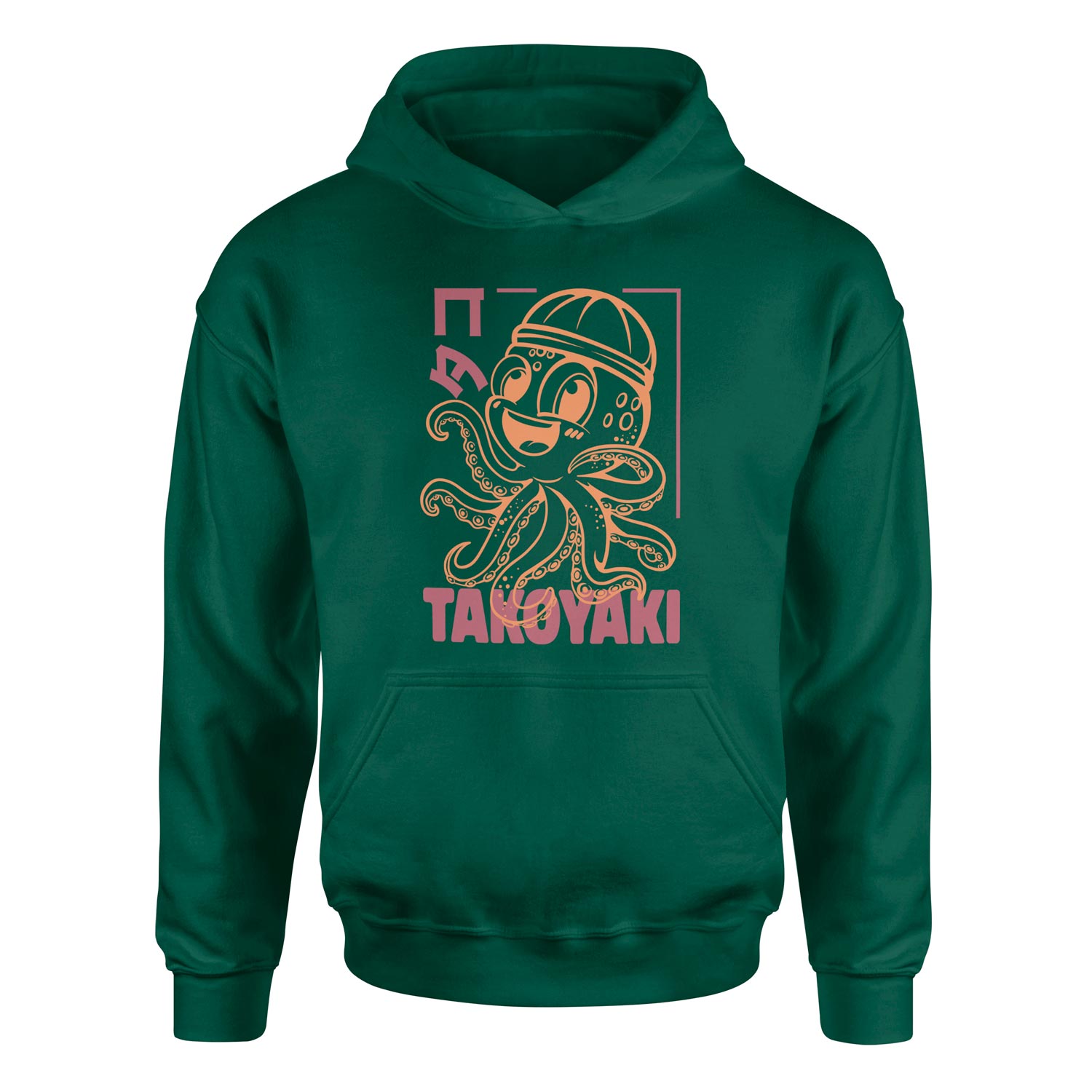Takoyaki Hoodie L - Nefti Yeşili