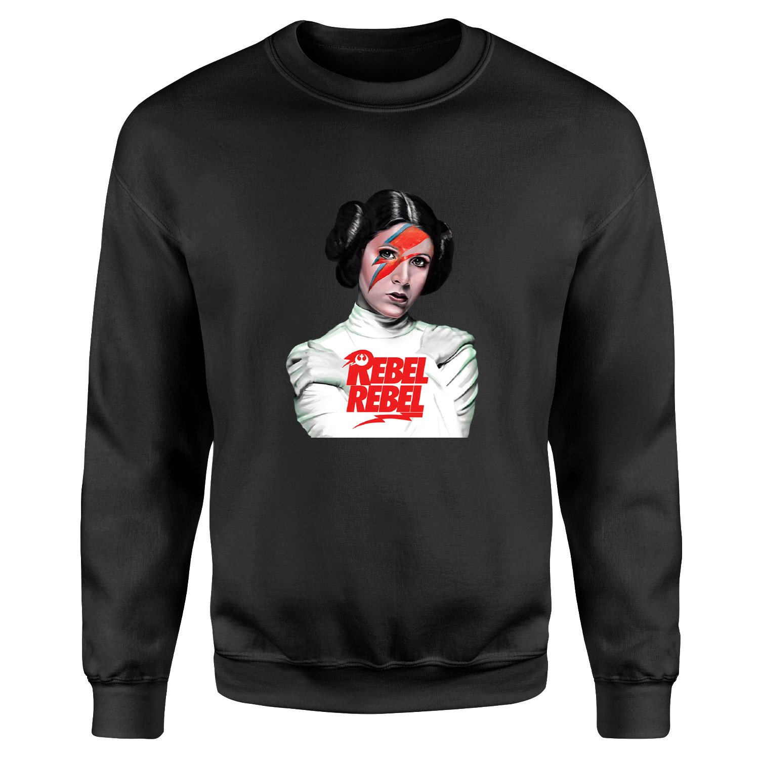 Rebel Rebel Sweatshirt M - Siyah
