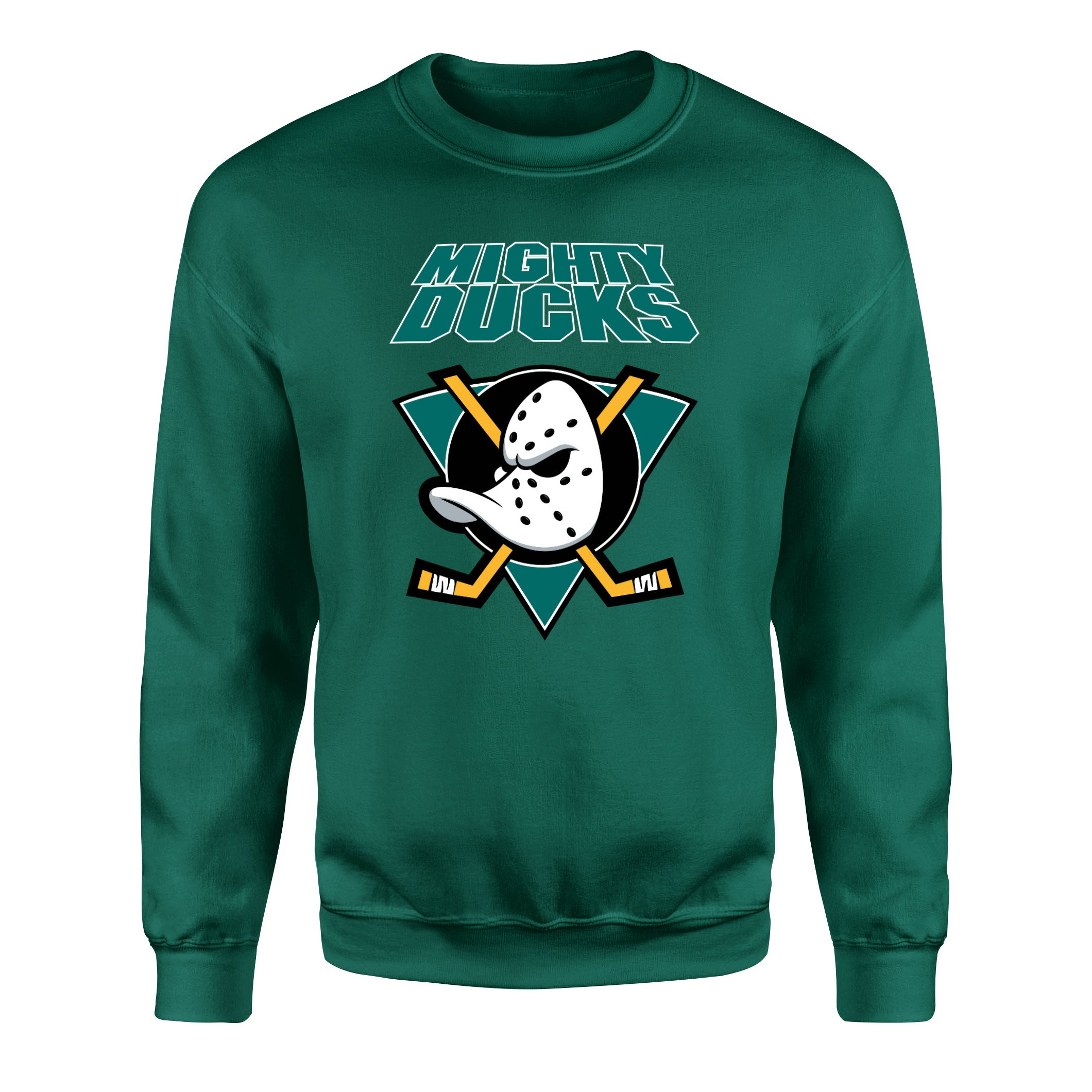 Mighty Ducks Retro Sweatshirt XXL - Nefti Yeşili