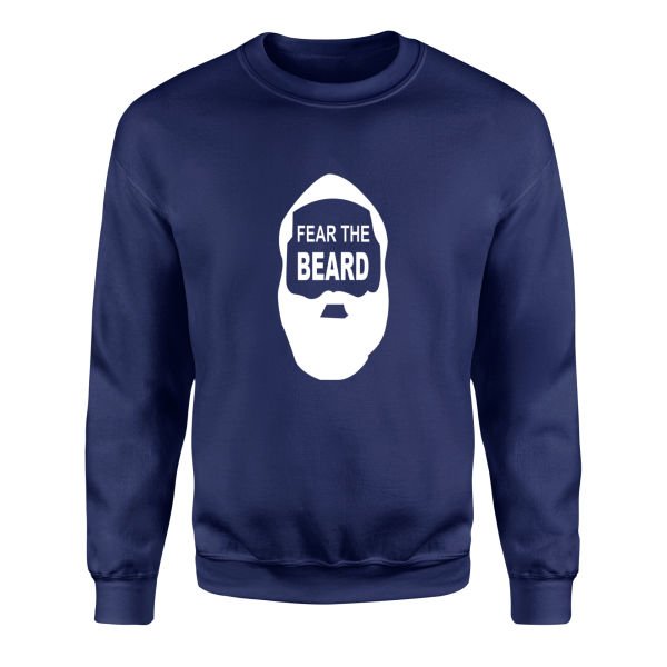 Fear the Beard | James Harden W Sweatshirt L - İndigo Mavisi