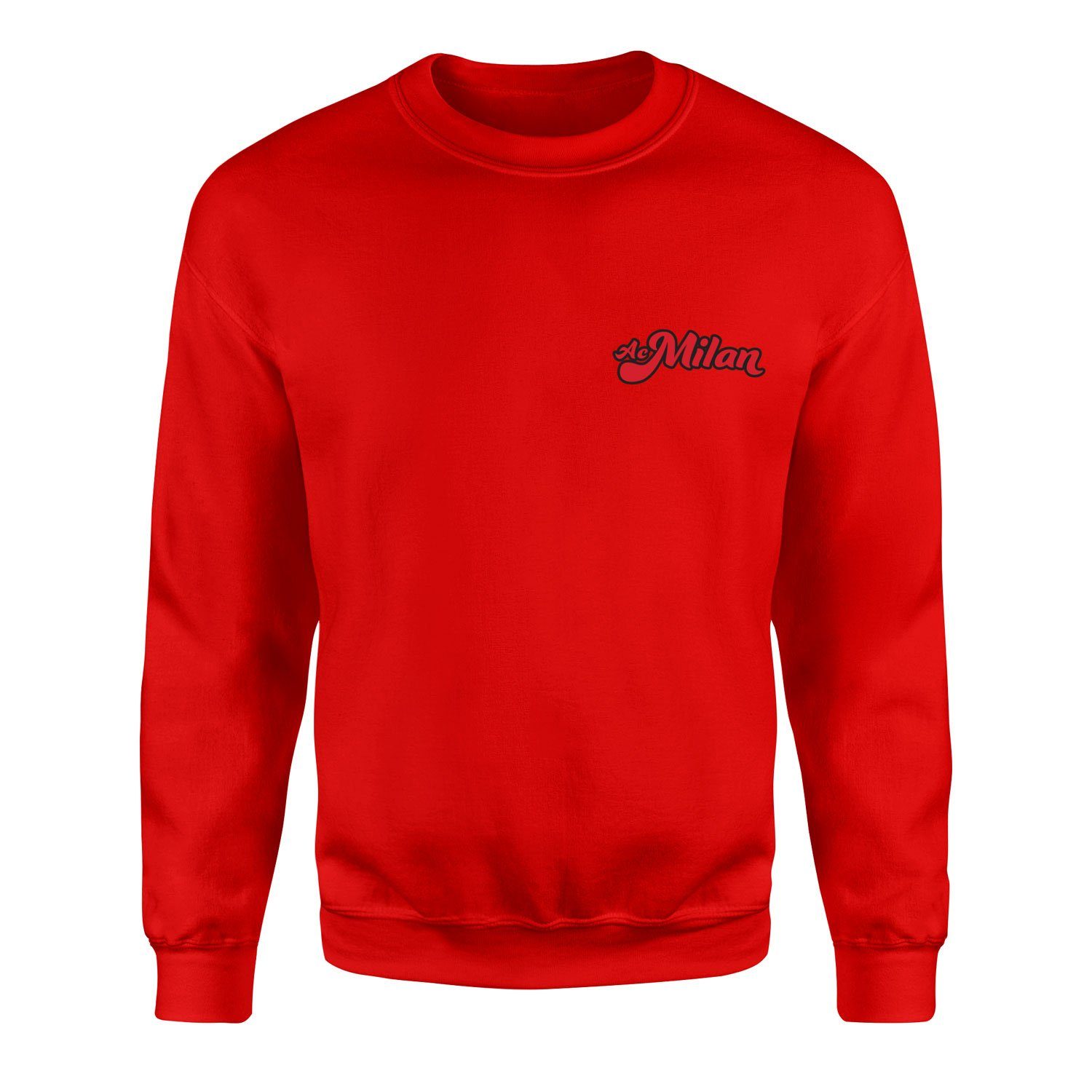 AC Milan Cursive Sweatshirt XL - Kırmızı