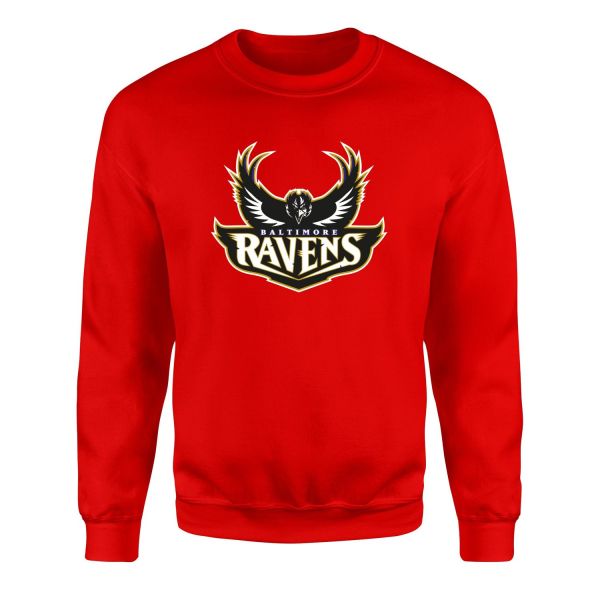 The Ravens Sweatshirt S - Kırmızı