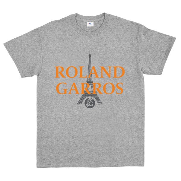 Roland Garros 2026 Casual Tişört XL - Gri