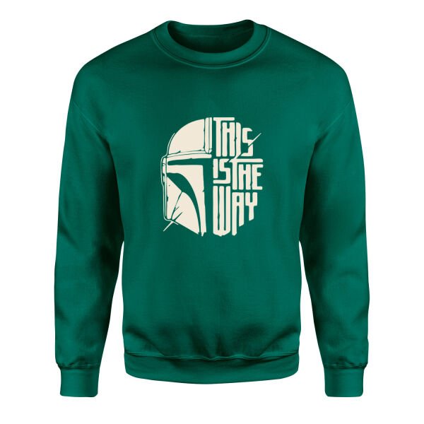 This is The Way SWTM Sweatshirt M - Nefti Yeşili