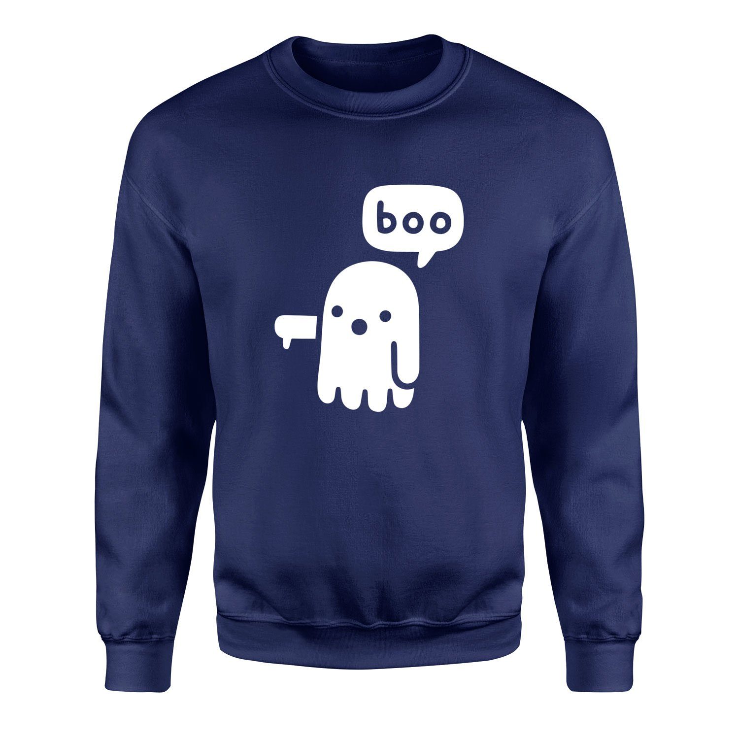 Boo! Sweatshirt XXL - Lacivert
