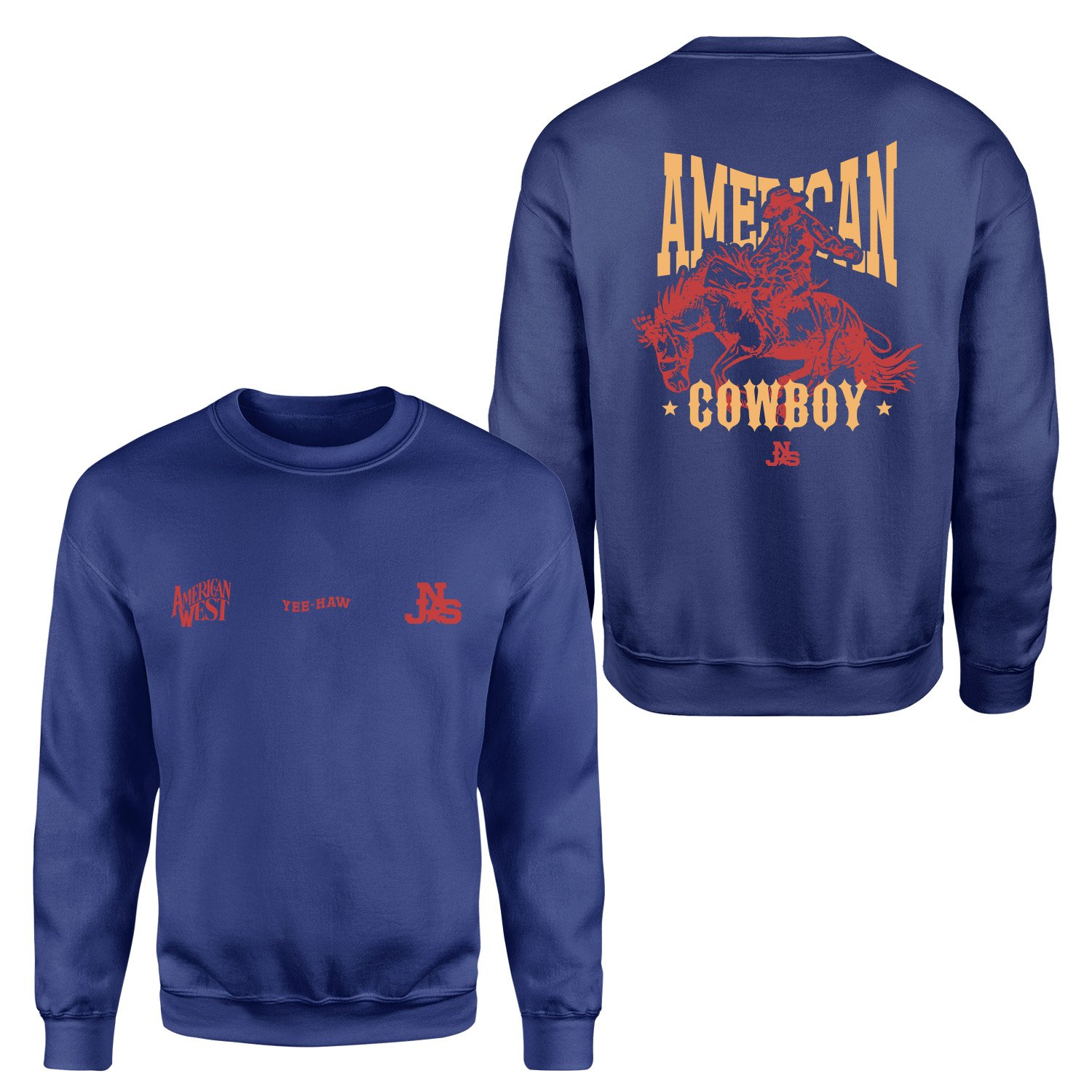 American Cowboy NSJ Premium Sweatshirt L - İndigo Mavisi