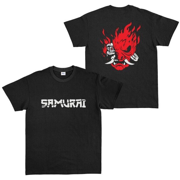 Wake Up, Samurai | CYBERPUNK Tişört XL - Siyah | OUTLET