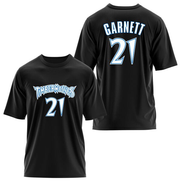 Kevin Garnett 21 THRBCK Forma Oversize Tişört S - Siyah