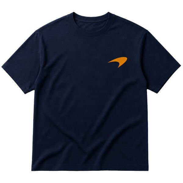 McLaren Racing Original Oversize Tişört L - İndigo Mavisi