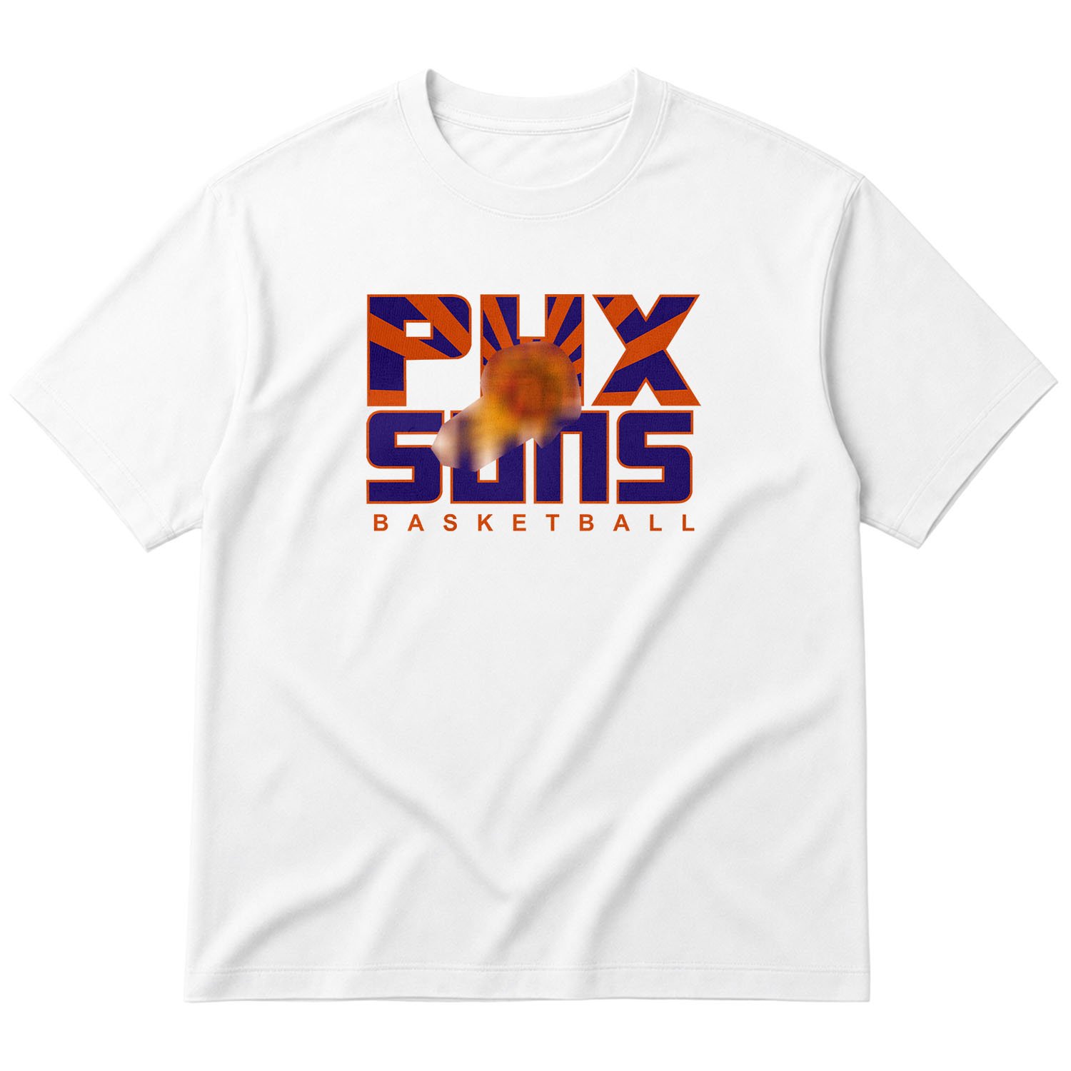 PHX Suns Oversize Tişört XL - Beyaz
