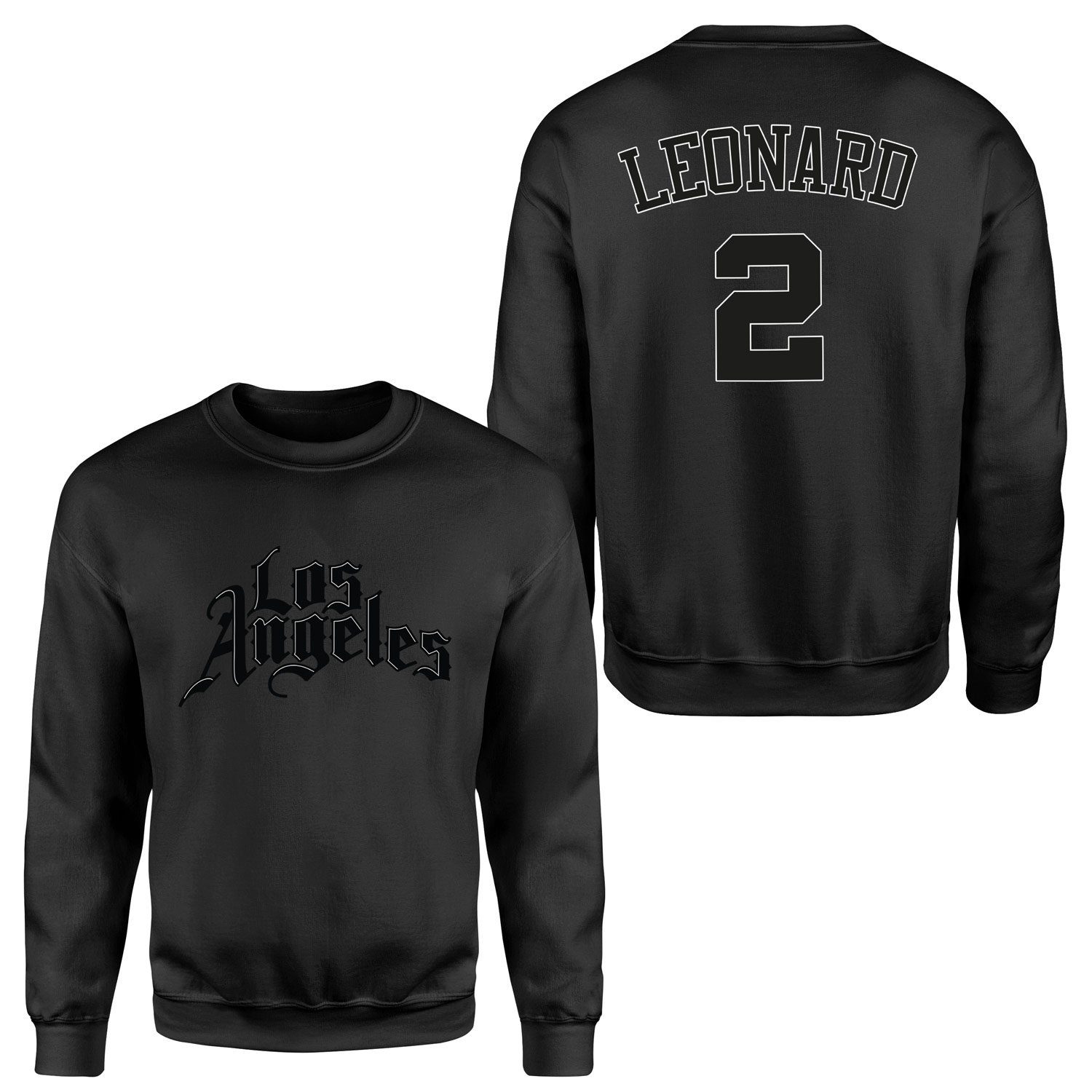 Kawhi Leonard Los Angeles Forma Sweatshirt S - Siyah