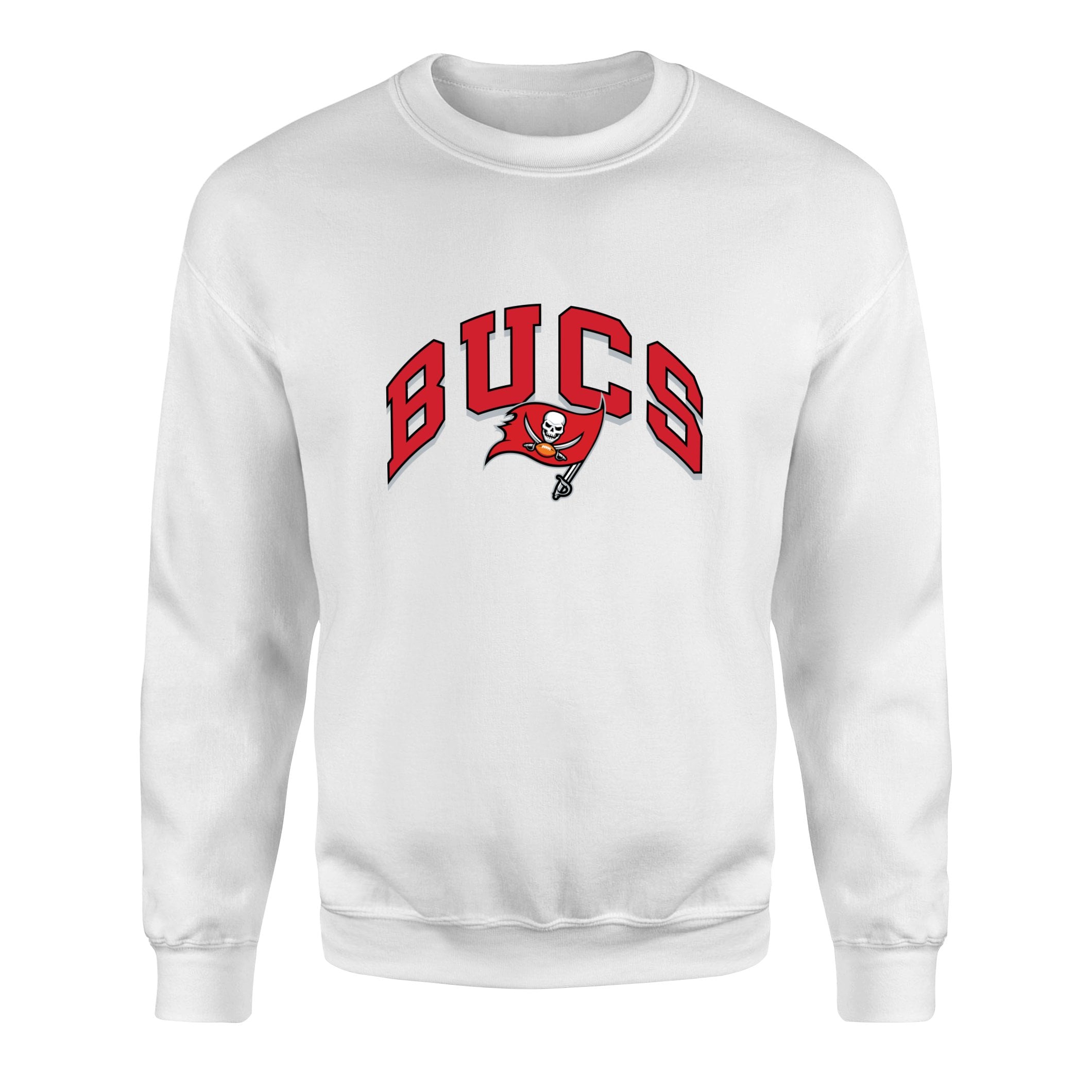 GO BUCS! Tampa Bay Buccaneers Sweatshirt XL - Beyaz
