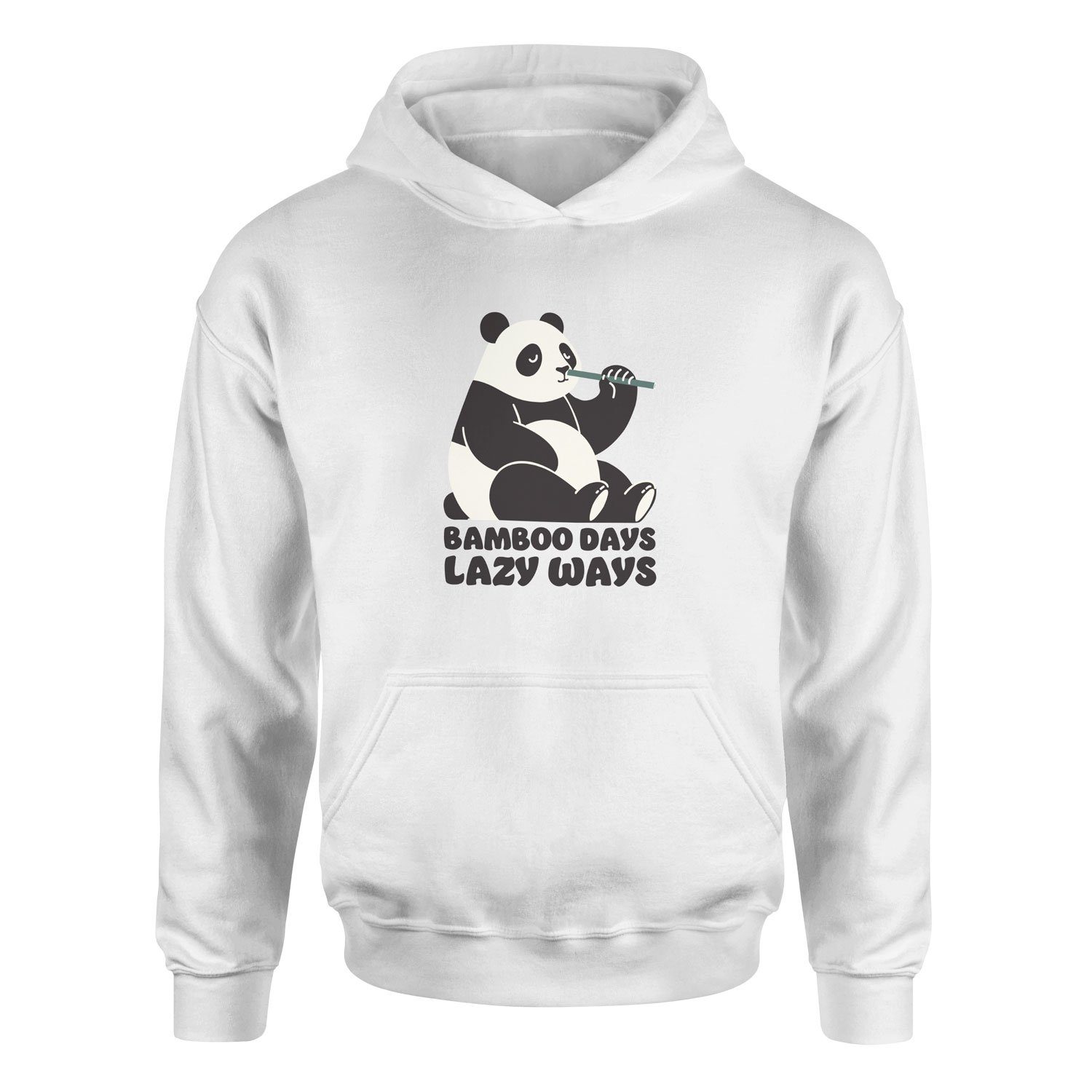 Bamboo Days Lazy Ways Hoodie L - Beyaz