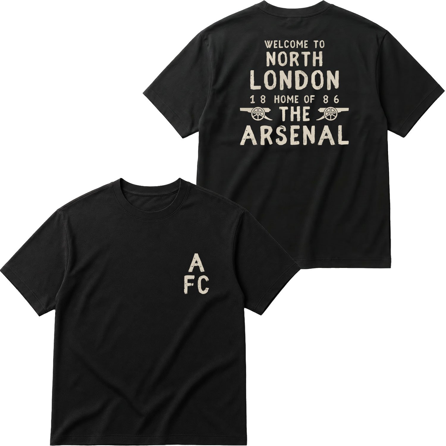Welcome to North London Oversize Tişört