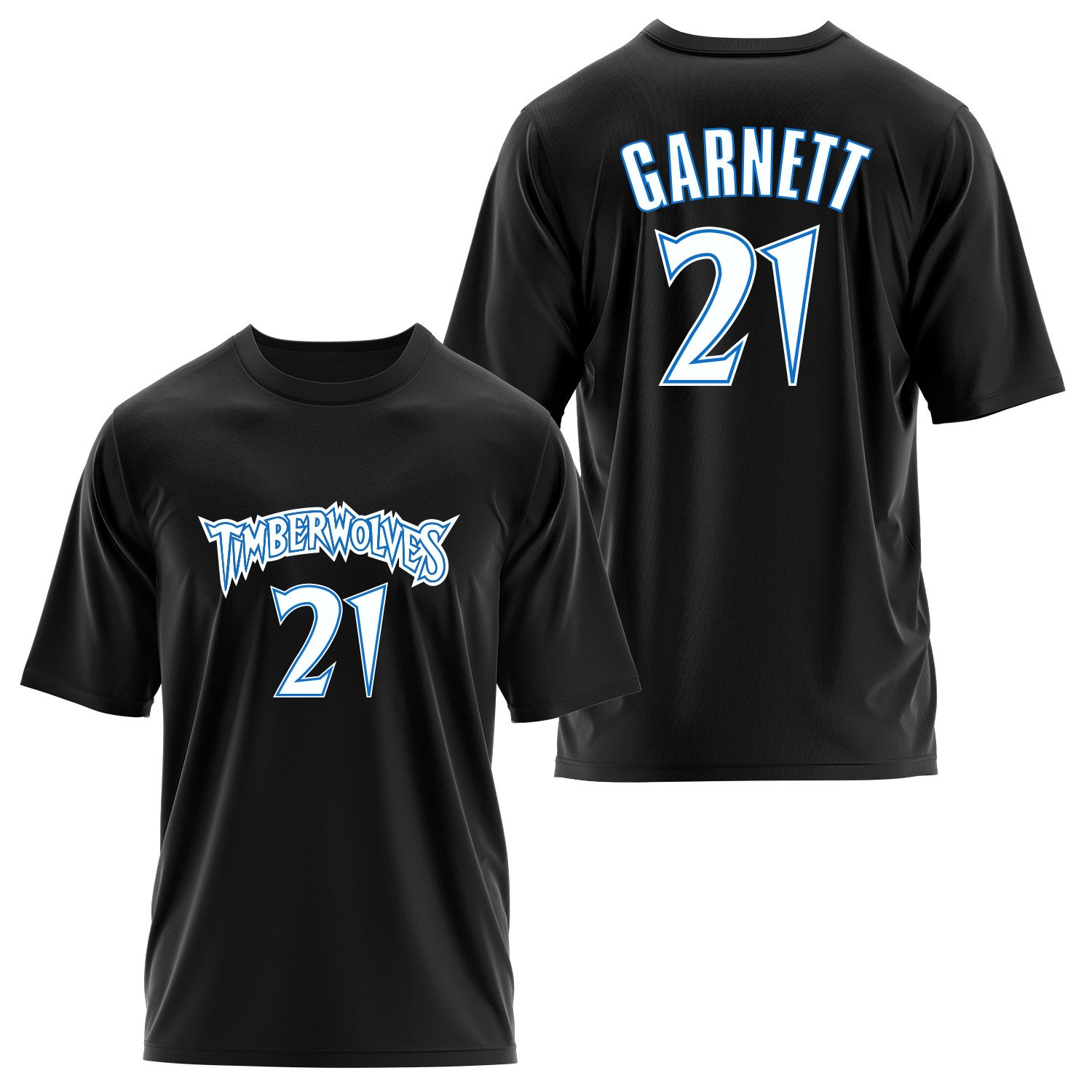 Kevin Garnett 21 THRBCK Forma Oversize Tişört M - Siyah