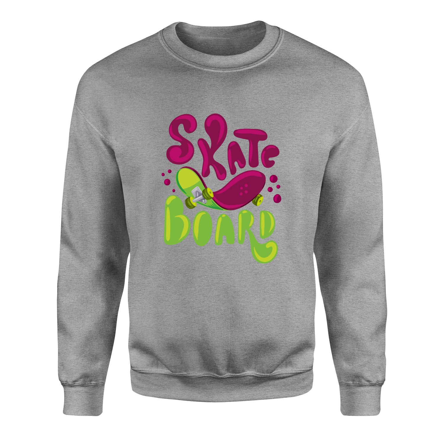 Dripping Skate Sweatshirt M - Gri