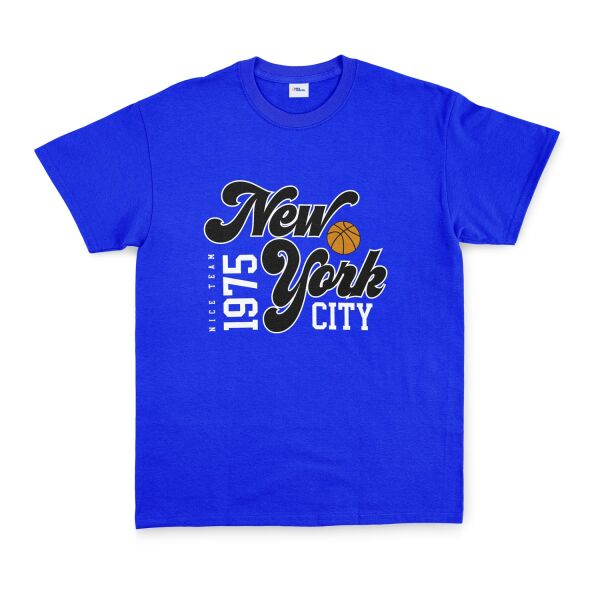 New York City 1975 Tişört XL - Mavi
