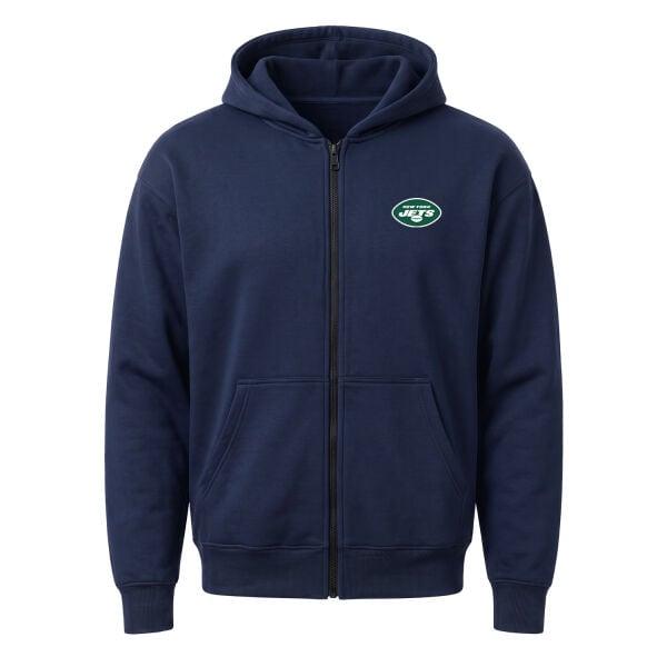 New York Jets Fermuarlı Kapüşonlu Sweatshirt