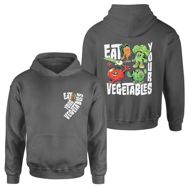 Eat Your Vegetables Hoodie XXL - Füme