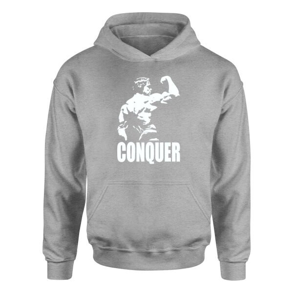Arnold Conquer Hoodie XL - Gri