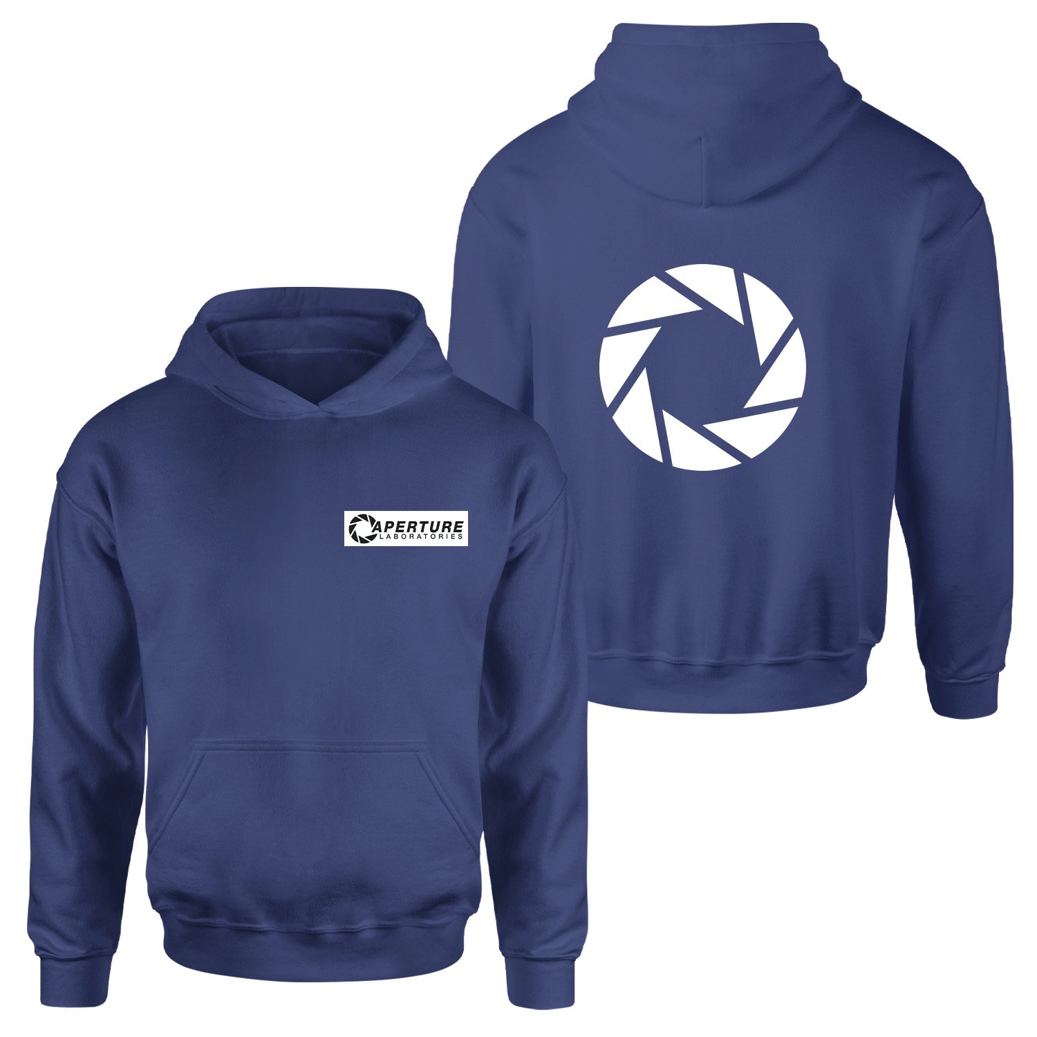 Aperture Laboratories Hoodie L - İndigo Mavisi