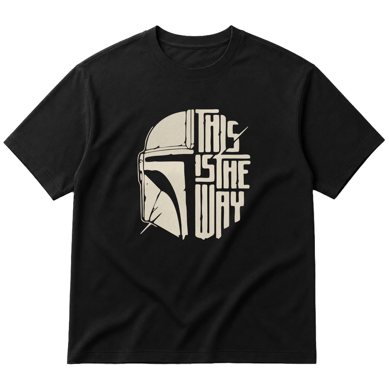 This is The Way SWTM Oversize Tişört XL - Siyah