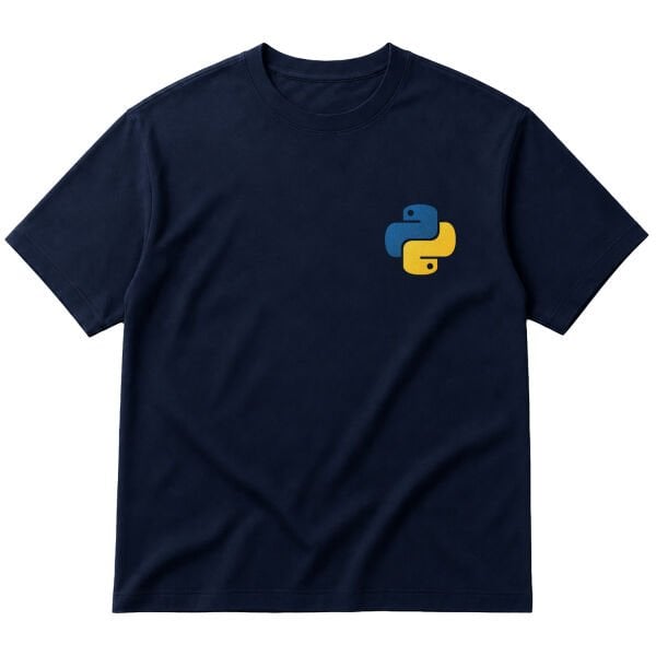 Python Icon Oversize Tişört