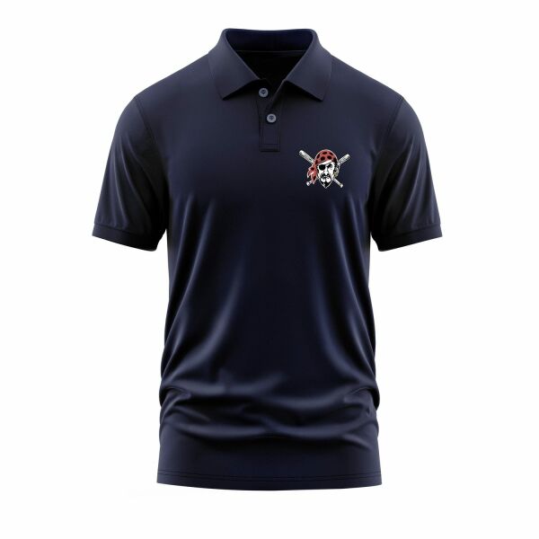 Pittsburgh Pirates Retro Polo Tişört XL - İndigo Mavisi