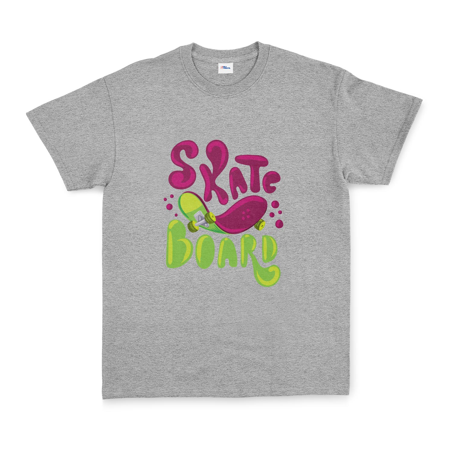 Dripping Skate Tişört L - Gri