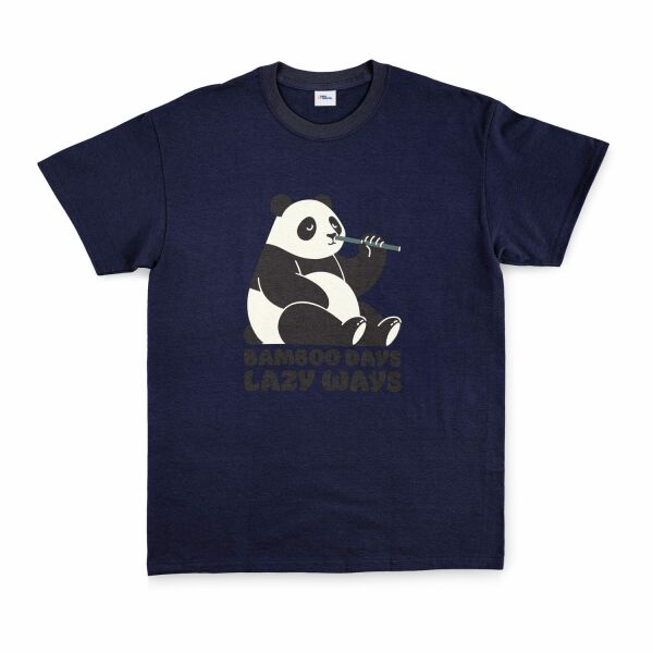 Bamboo Days Lazy Ways Tişört XL - İndigo Mavisi
