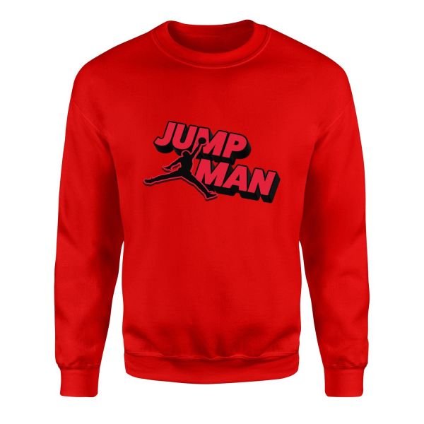 Jordan Jumpman Sweatshirt XL - Kırmızı