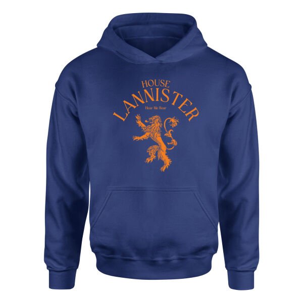 House Lannister Hoodie XL - İndigo Mavisi