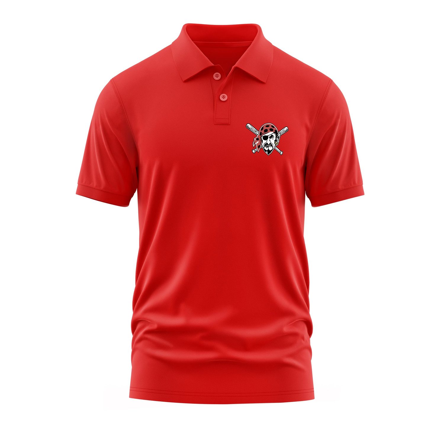 Pittsburgh Pirates Retro Polo Tişört S - Kırmızı