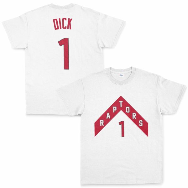 Gradey Dick 1 Raptors Jersey Tişört L - Beyaz