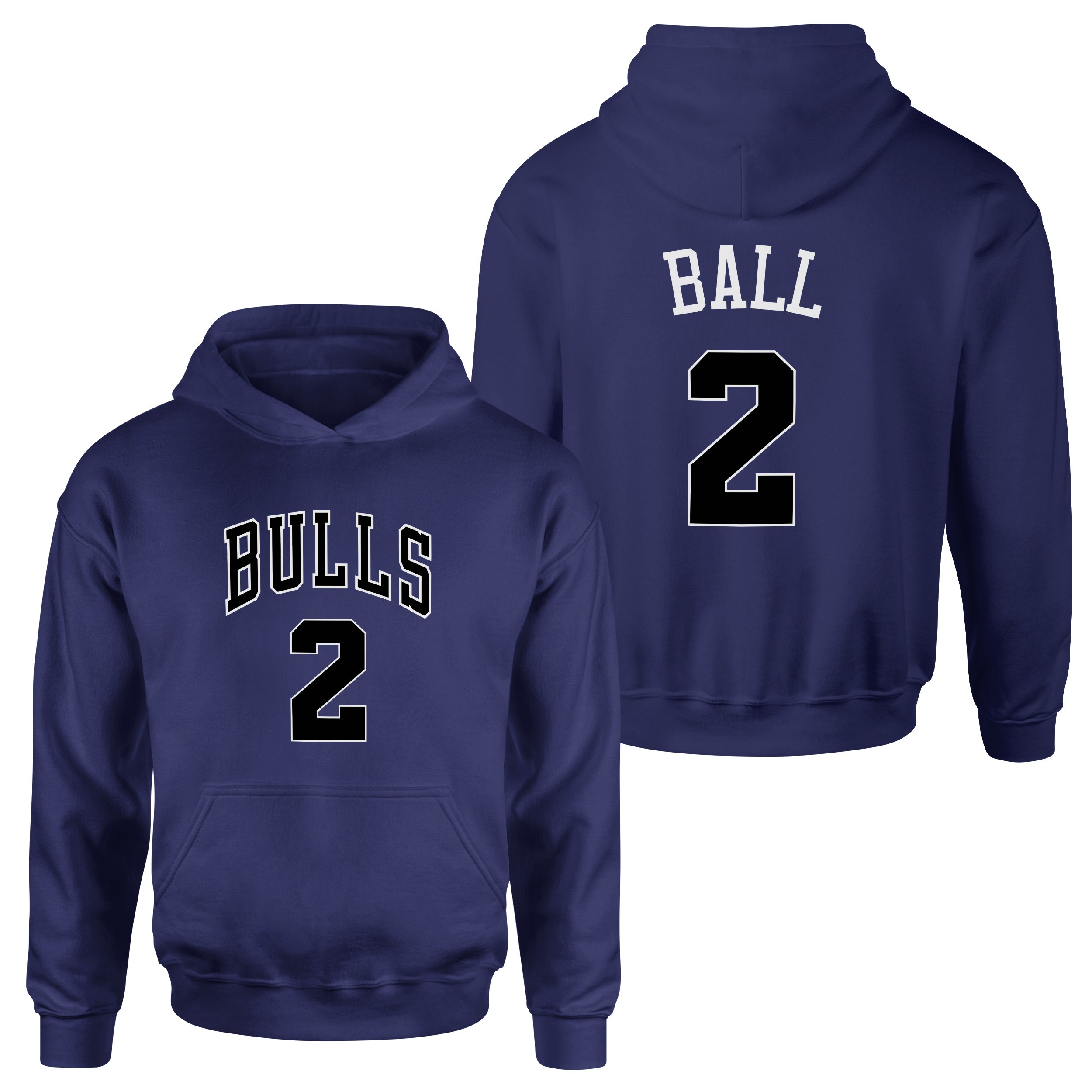 Lonzo Ball Forma Hoodie M - İndigo Mavisi