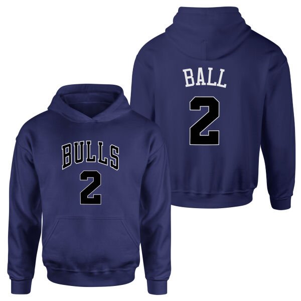 Lonzo Ball Forma Hoodie M - İndigo Mavisi