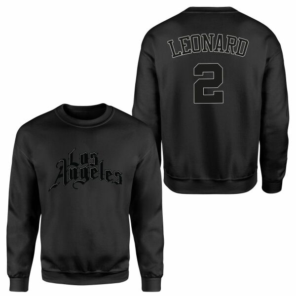 Kawhi Leonard Los Angeles Forma Sweatshirt XL - Siyah