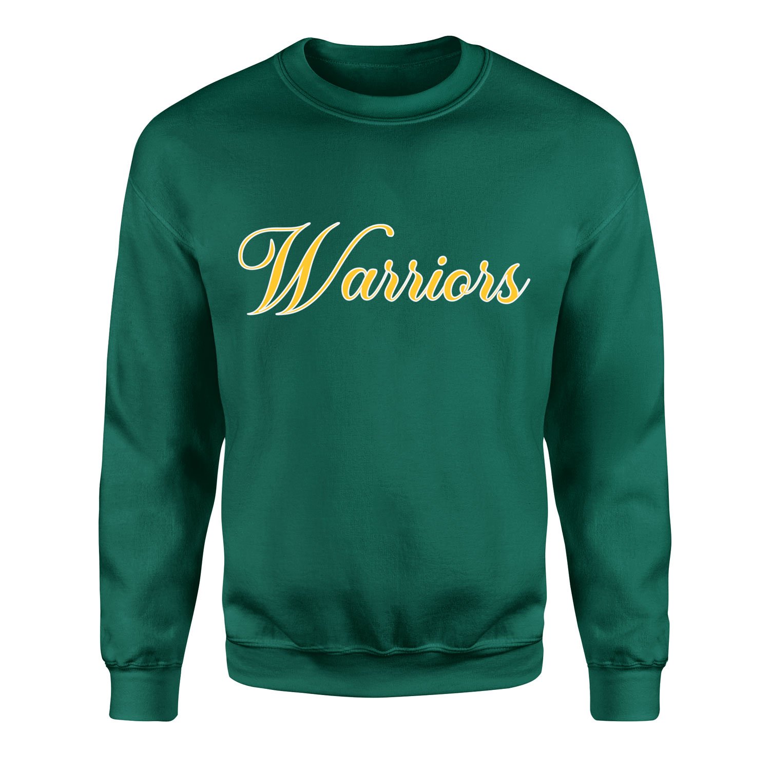 Warriors Cursive Sweatshirt L - Nefti Yeşili