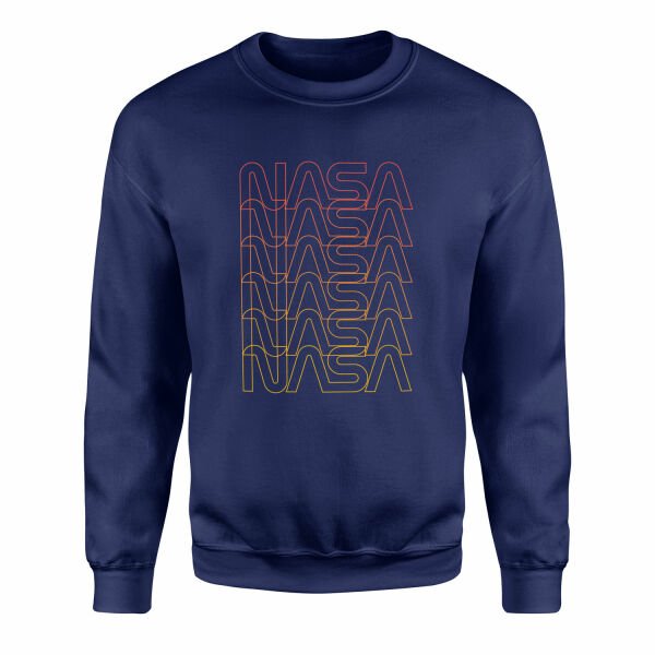 NASA Classic Worm Blend Sweatshirt XL - Lacivert
